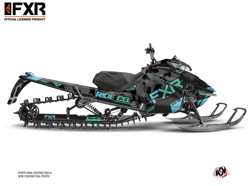 arctic cat snowmobile fxr k21.2 serie graphic kit