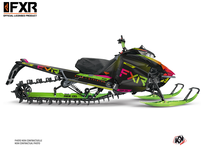 arctic cat snowmobile fxr k21.3 serie graphic kit