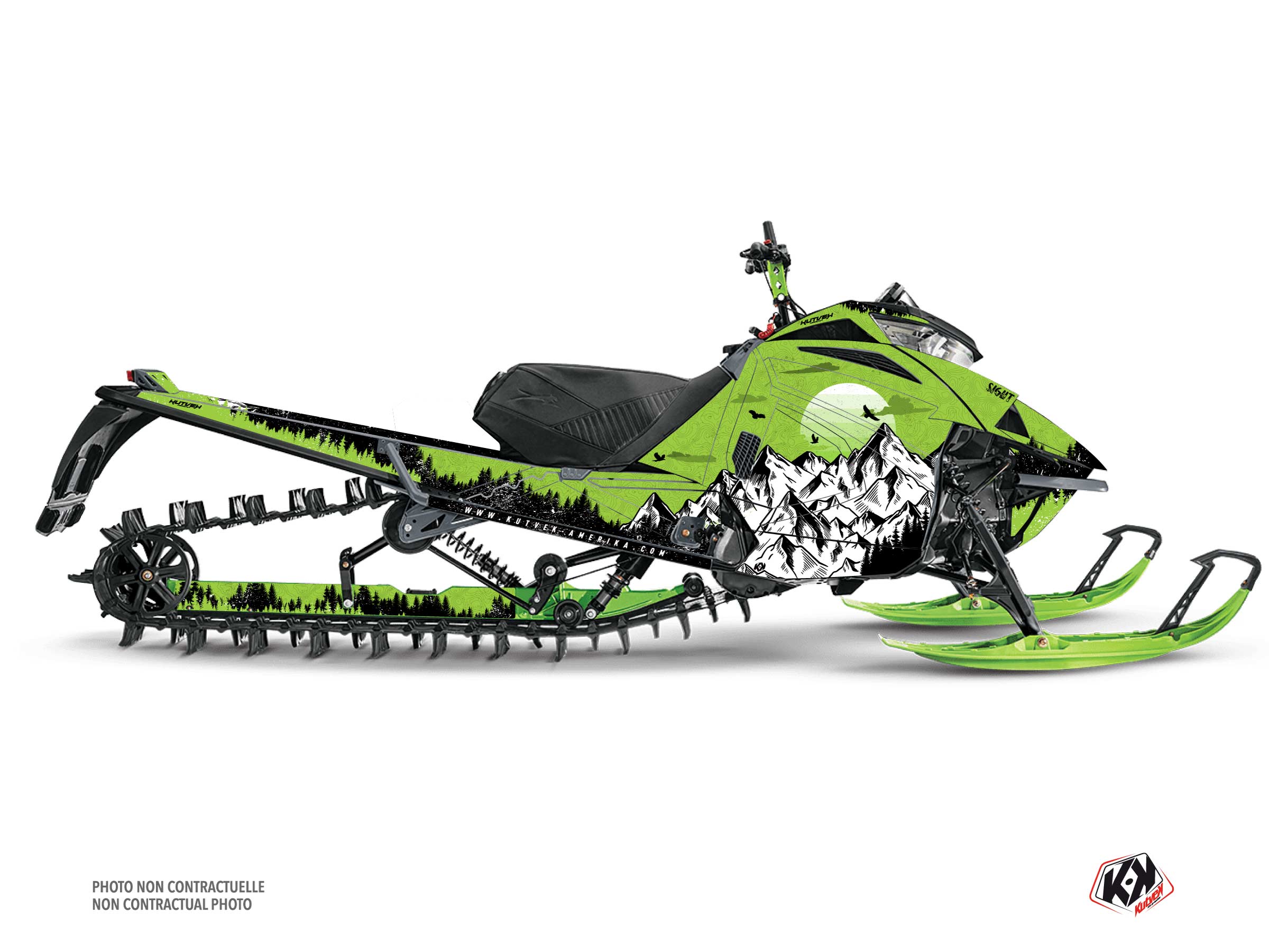 kit déco motoneige arctic cat riot 6000 sight vert